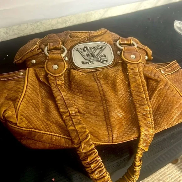 Kathy Van Zeeland Vintage Hobo Leather Bag - Picture 4 of 8